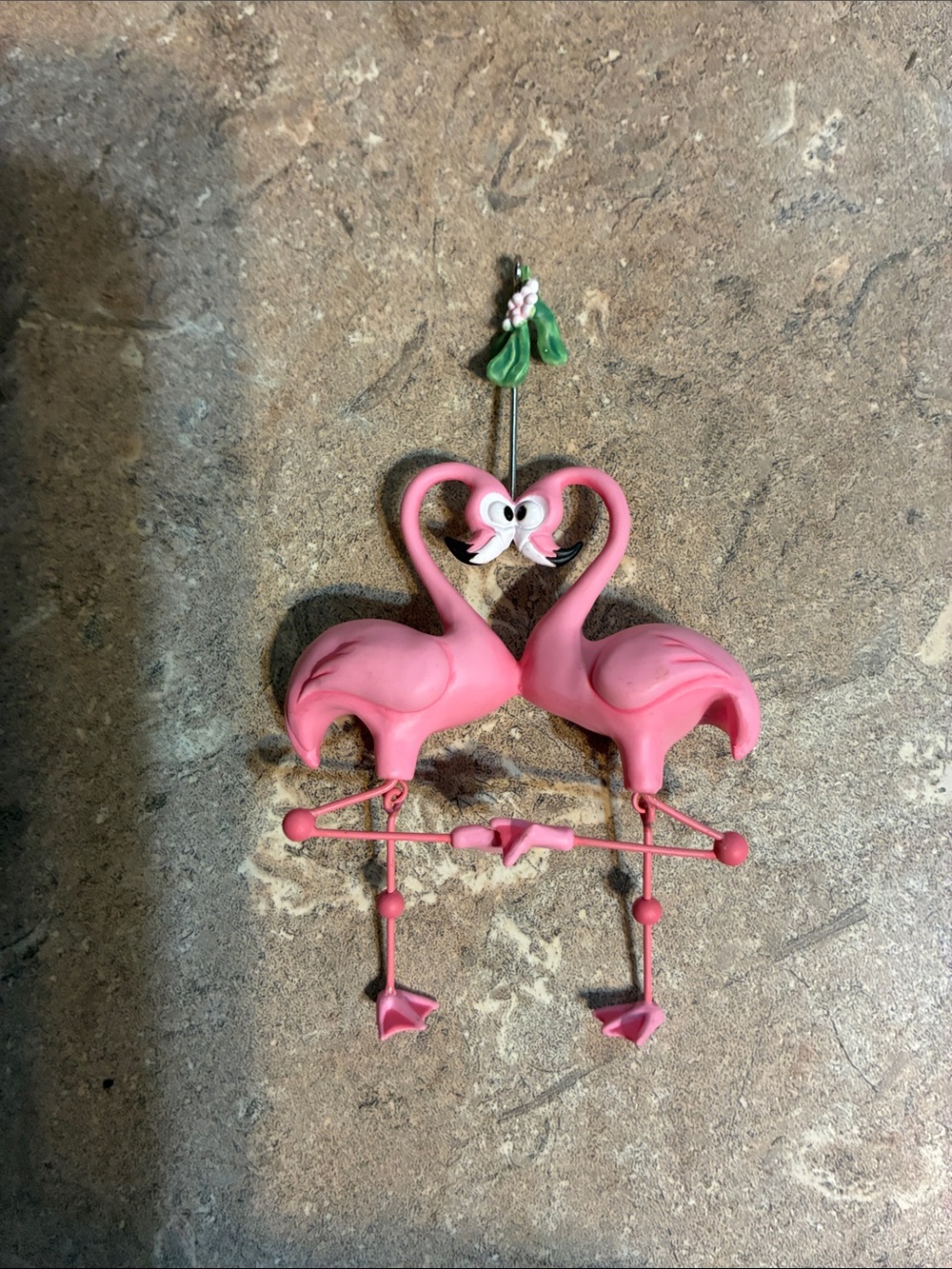 Hallmark Pink Flamingo 'Beak to Beak' Holiday Ornament - Picture 2 of 9